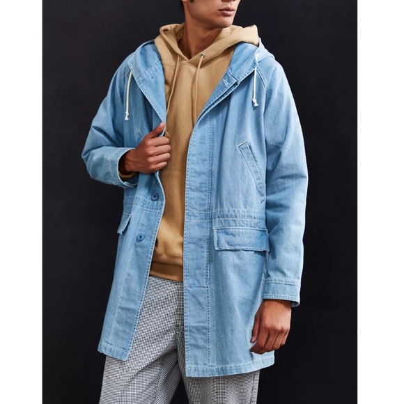 Stussy Other - STUSSY long denim parka jacket